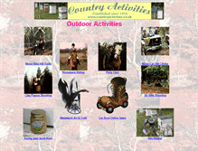 Tablet Screenshot of countryactivities.co.uk